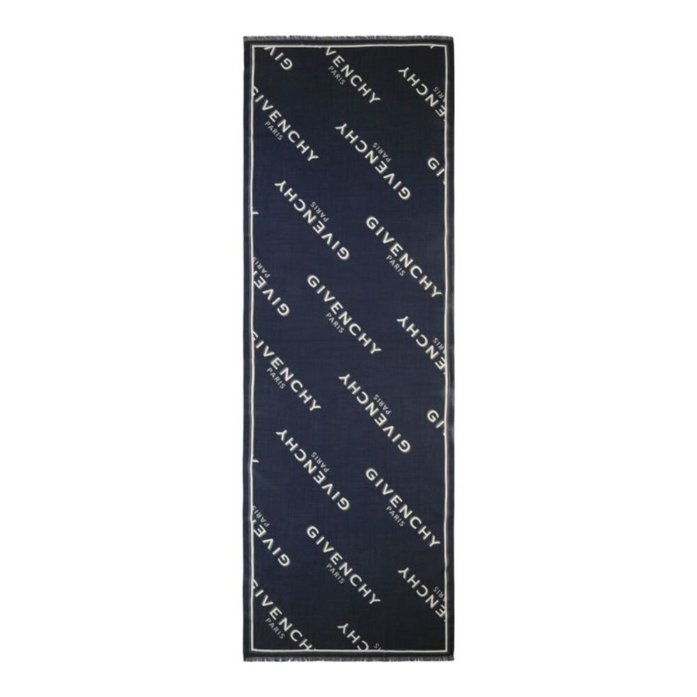 Givenchy Shadow Logo Scarf Mens